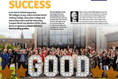 Load image into Gallery viewer, Light up letters spelling GOOD at a college celebration following an Outstanding Ofsted inspection result