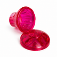 Load image into Gallery viewer, Two pink transparent plastic cups on a white background