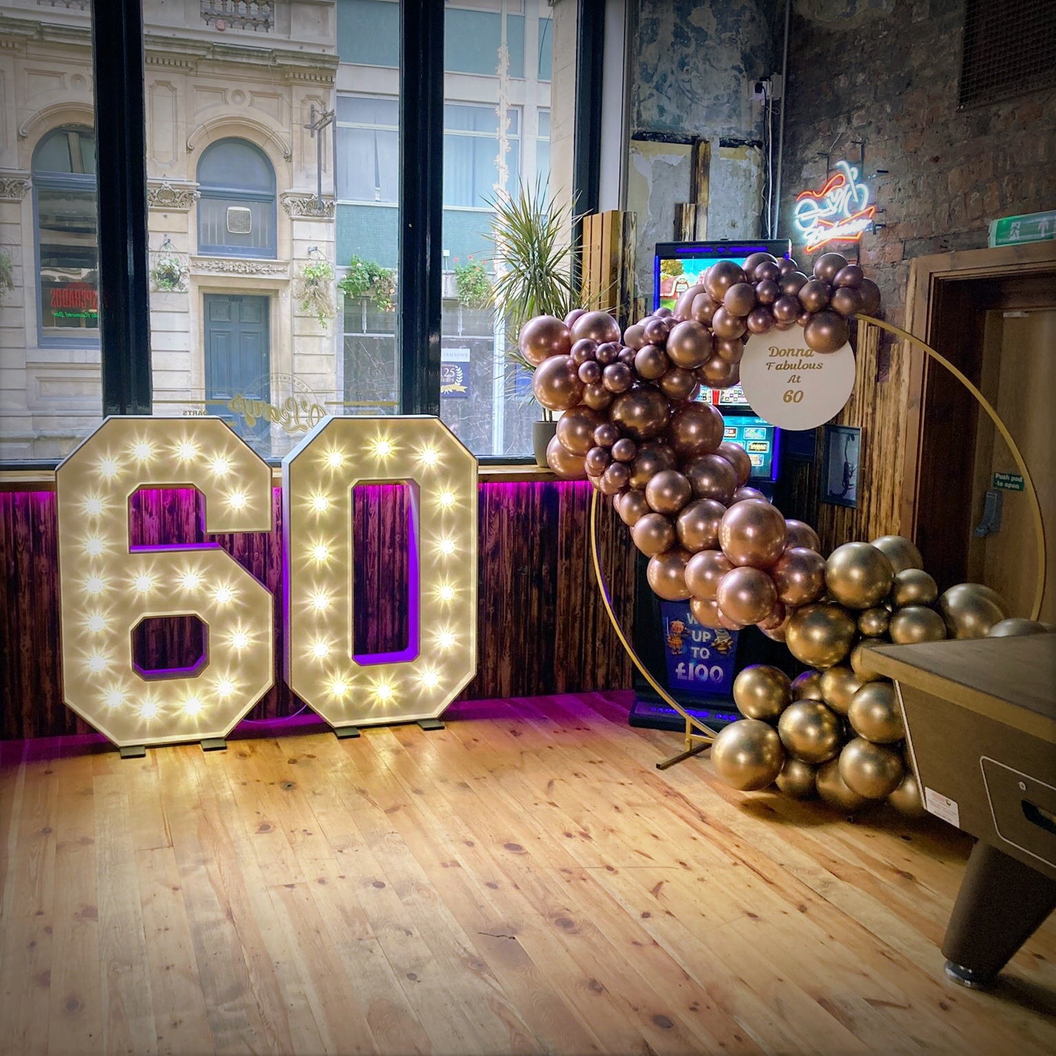 Birthday Light Up Letters