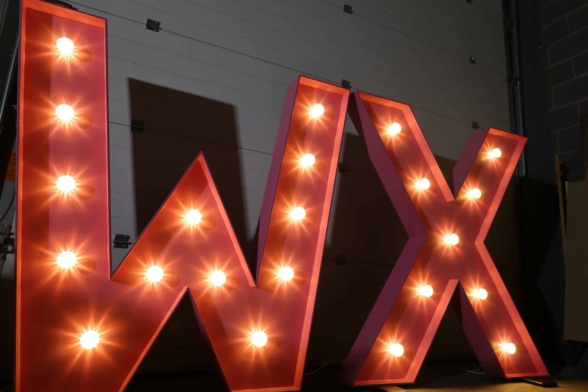 Classic Light Up Letters - Ray of Light Letters & Events, Large Light up Letters,4ft, Giant Light up Letters, Marquee Letters