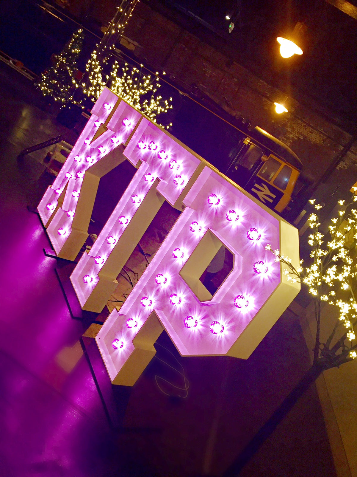 Launch Lettering Light Up Letters for your Product Launch | Ray of Light Letters