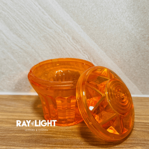 Orange Light Cap & Base