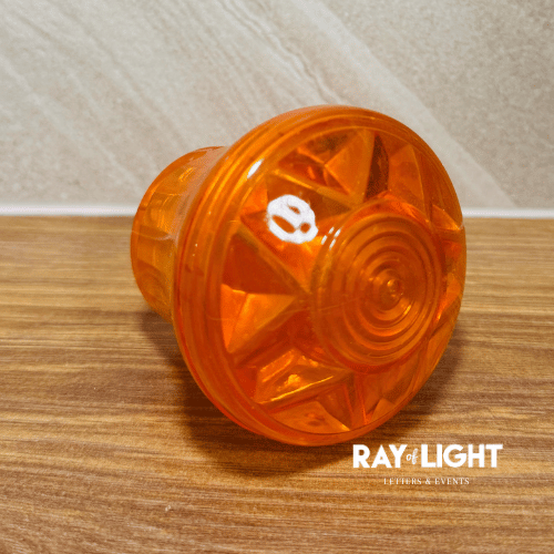Orange Light Cap & Base