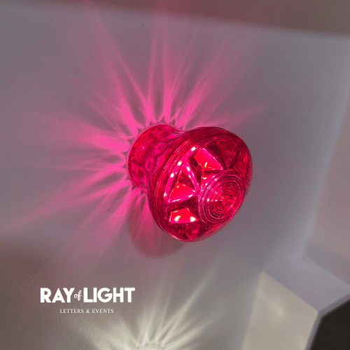 Pink Light Cap & Base