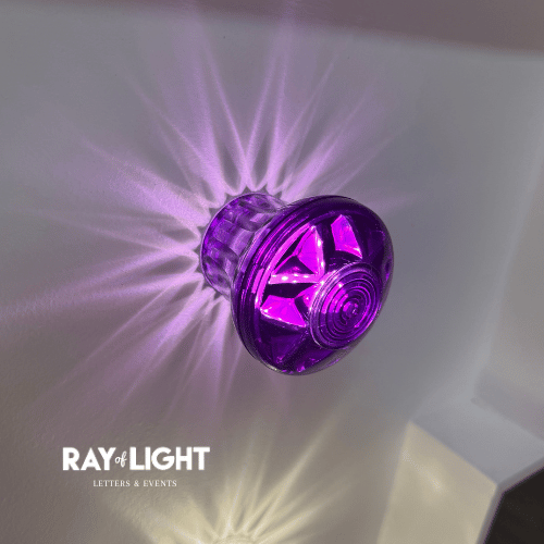 Purple Light Cap & Base