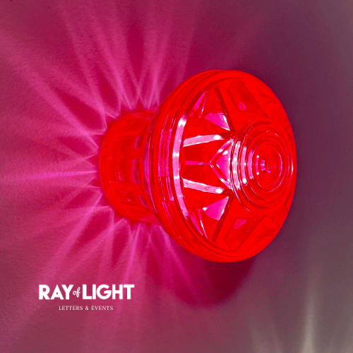 Neon Pink Light Cap & Base