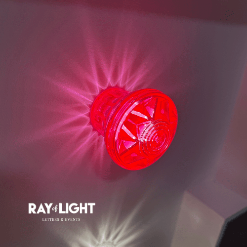 Neon Pink Light Cap & Base