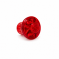 Load image into Gallery viewer, E14 red cabochon cap and base set – matched red pair, 60mm fairground light housing for light-up letters and event displays, UK

